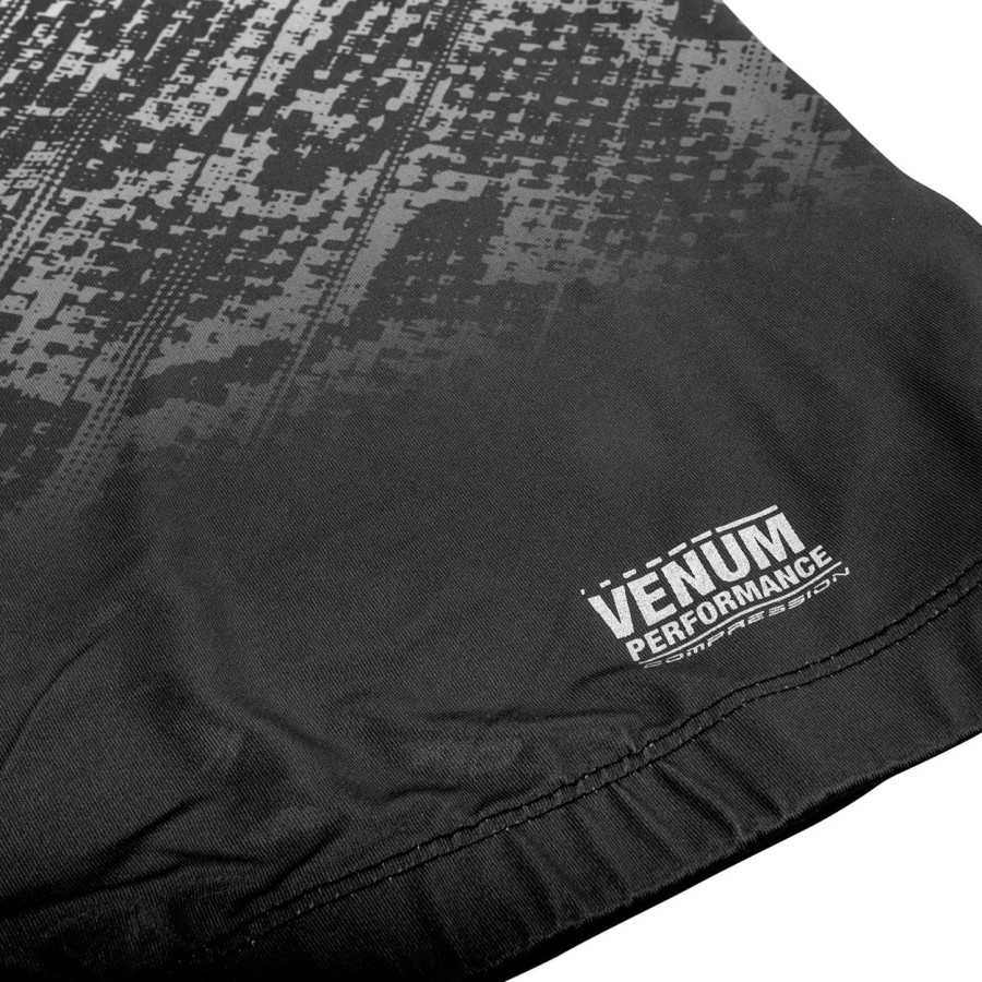 venum tropical compression t-paita - mustaharmaa