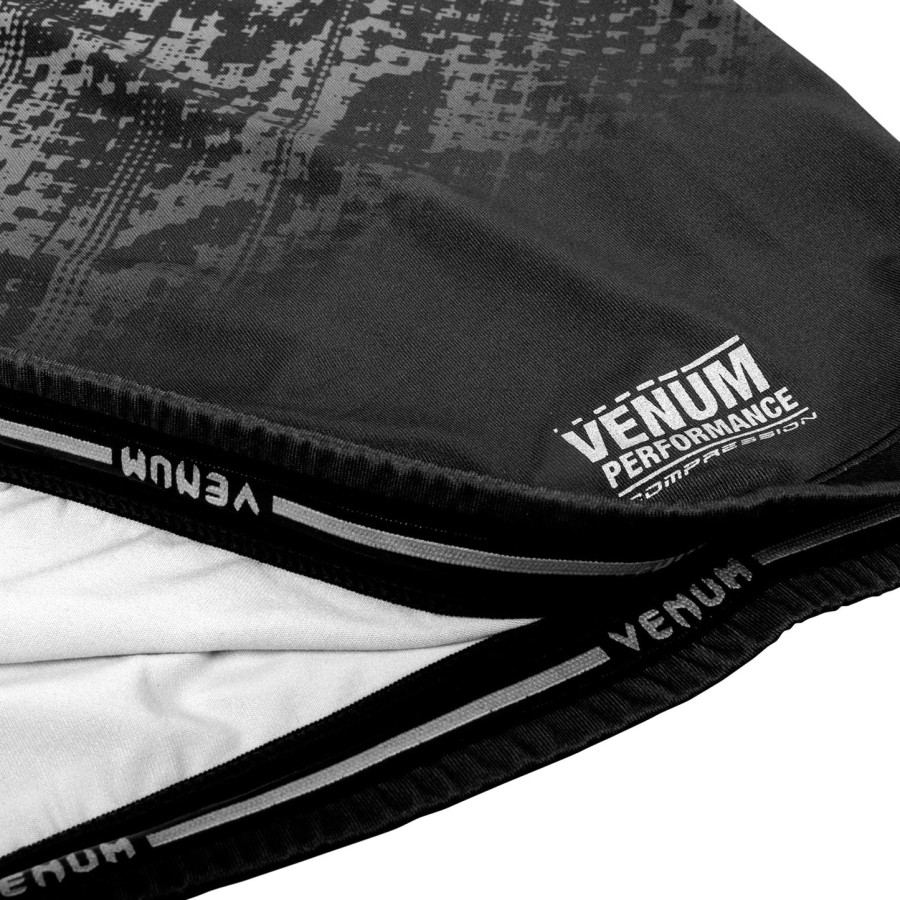 venum tropical compression t-paita - mustaharmaa