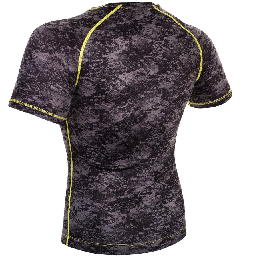 venum tramo rashguard - lyhythihainen - mustakeltainen