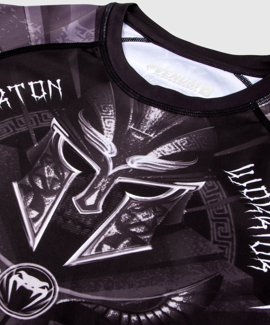 venum gladiator 3.0 rashguard - pitkähihainen - mustavalkoinen