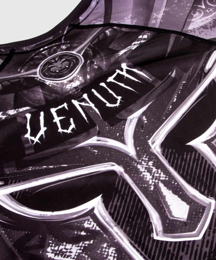 venum gladiator 3.0 rashguard - pitkähihainen - mustavalkoinen