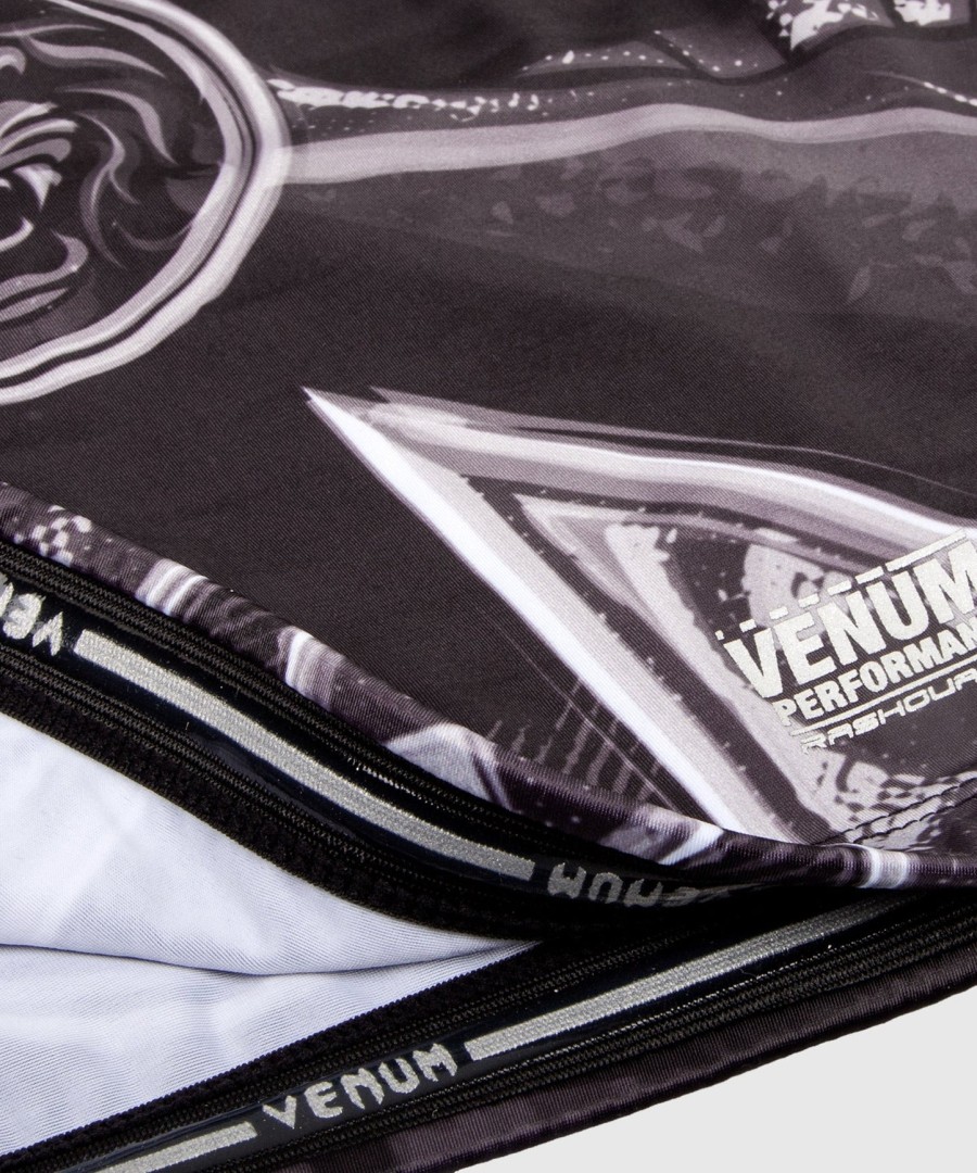 venum gladiator 3.0 rashguard - pitkähihainen - mustavalkoinen