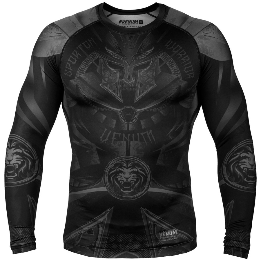 venum gladiator 3.0 rashguard - pitkähihainen - mustamusta