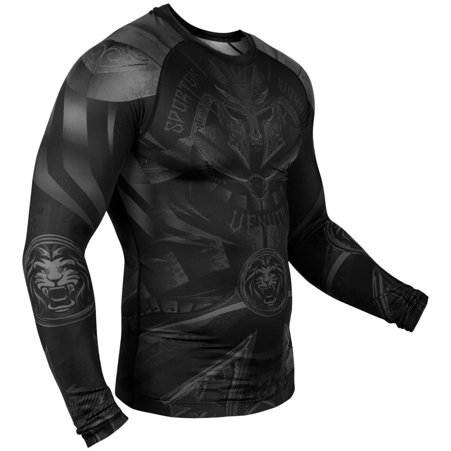 venum gladiator 3.0 rashguard - pitkähihainen - mustamusta
