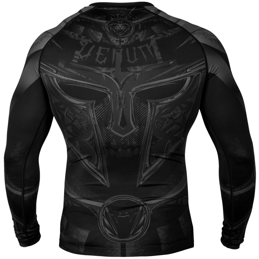 venum gladiator 3.0 rashguard - pitkähihainen - mustamusta