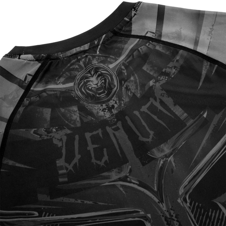 venum gladiator 3.0 rashguard - pitkähihainen - mustamusta