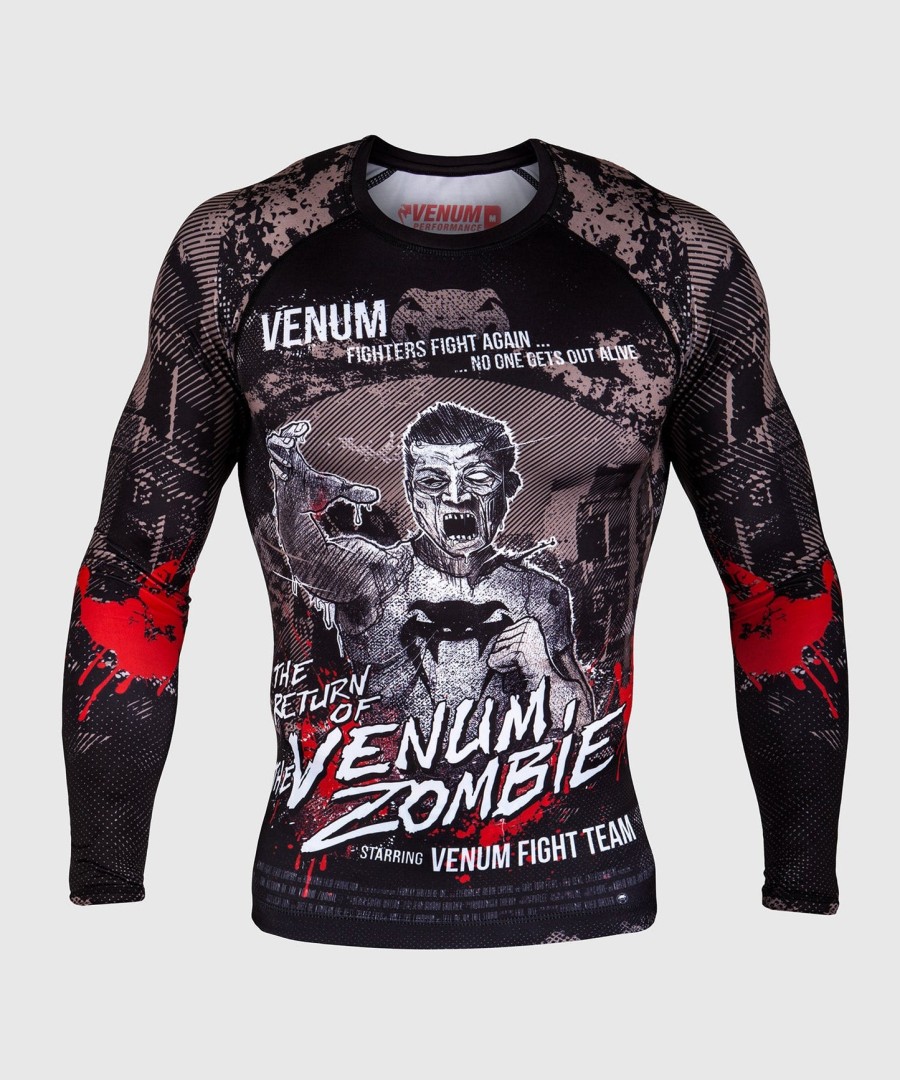 venum zombie return rashguard - pitkähihainen - musta