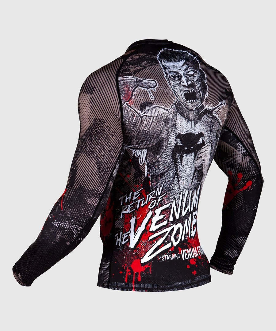 venum zombie return rashguard - pitkähihainen - musta