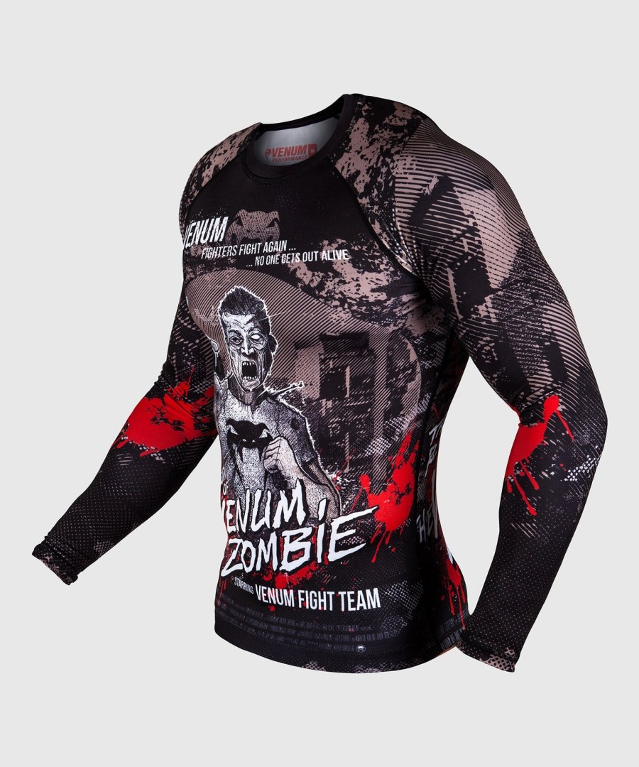 venum zombie return rashguard - pitkähihainen - musta