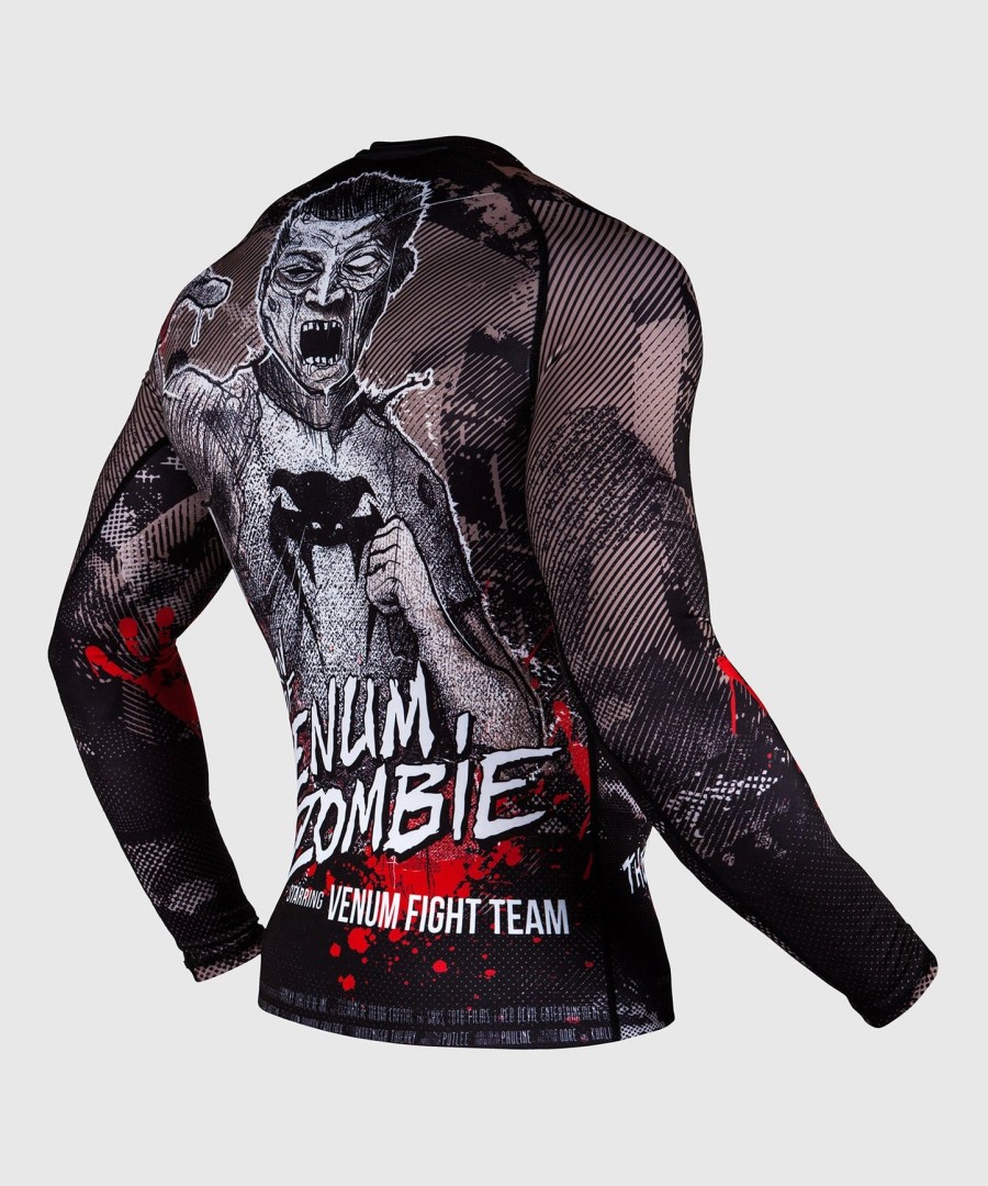 venum zombie return rashguard - pitkähihainen - musta
