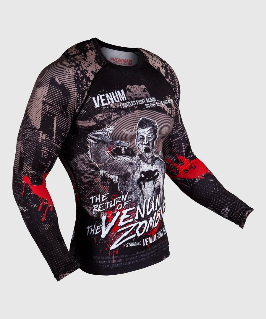venum zombie return rashguard - pitkähihainen - musta