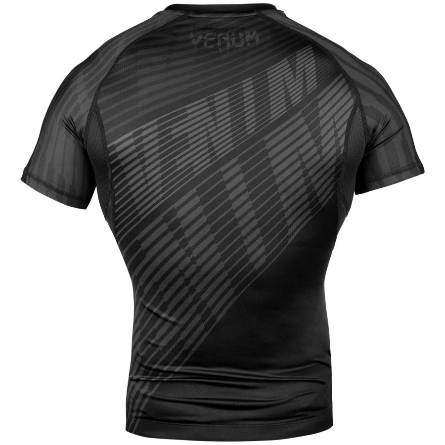 venum plasma rashguard - lyhythihainen - mustamusta