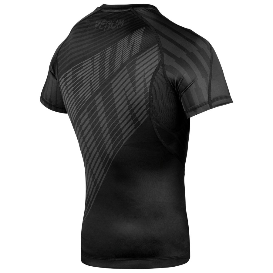 venum plasma rashguard - lyhythihainen - mustamusta