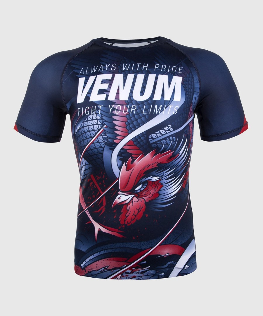 venum rooster rashguard - lyhythihainen - tummansininenoranssi