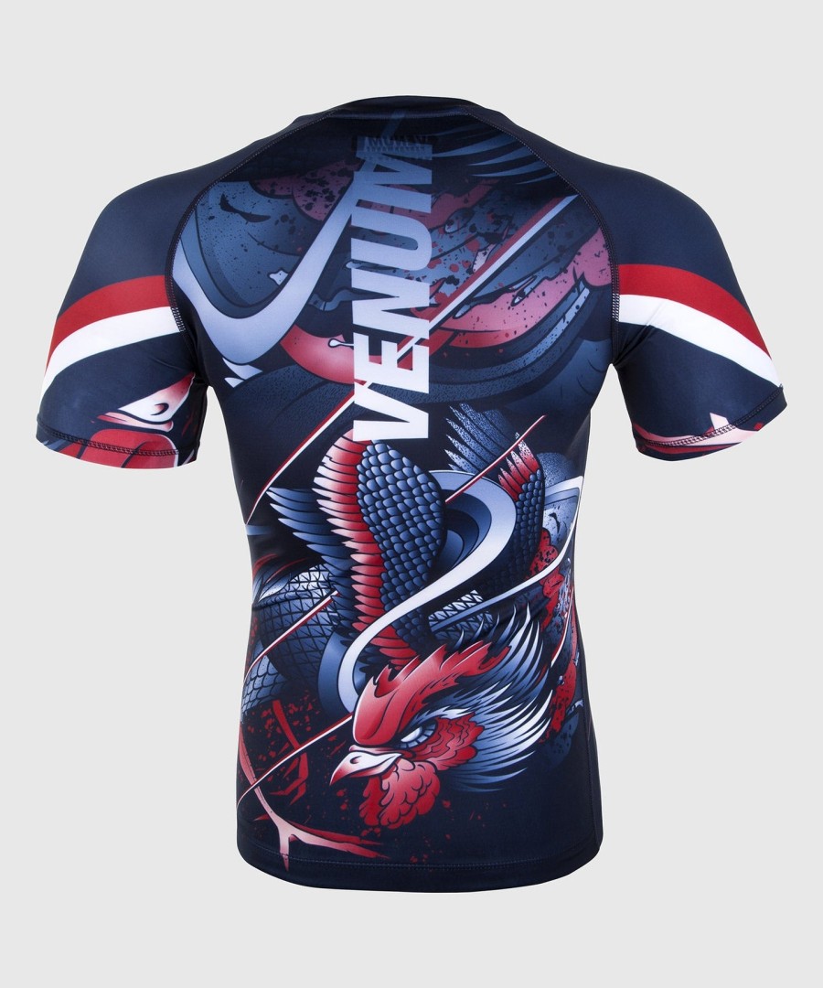 venum rooster rashguard - lyhythihainen - tummansininenoranssi