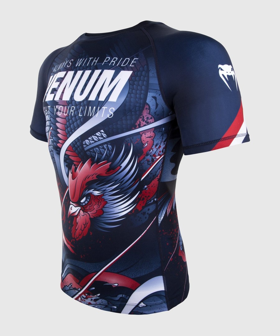 venum rooster rashguard - lyhythihainen - tummansininenoranssi