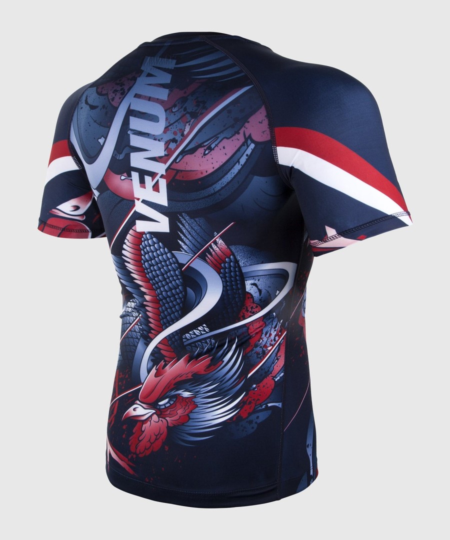 venum rooster rashguard - lyhythihainen - tummansininenoranssi