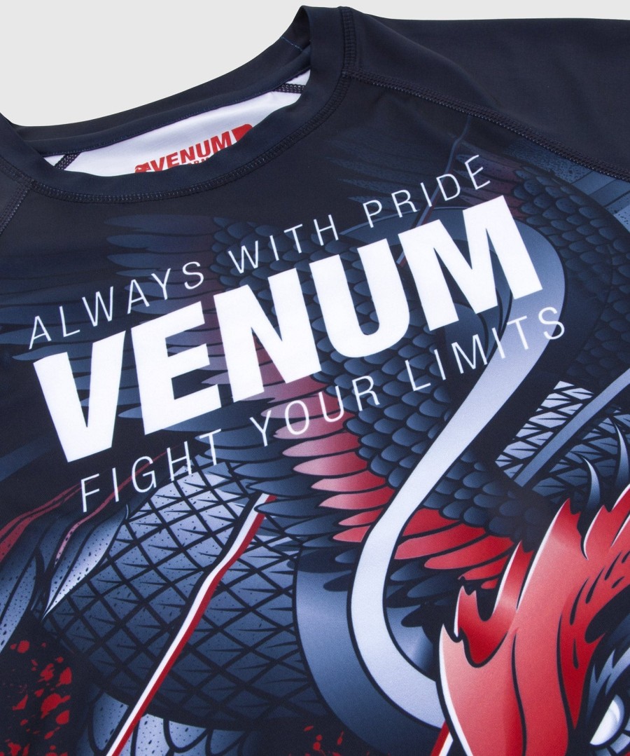 venum rooster rashguard - lyhythihainen - tummansininenoranssi