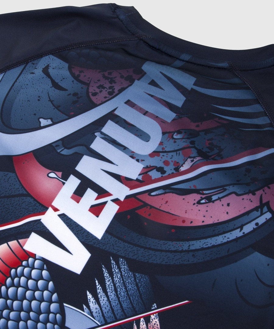 venum rooster rashguard - lyhythihainen - tummansininenoranssi