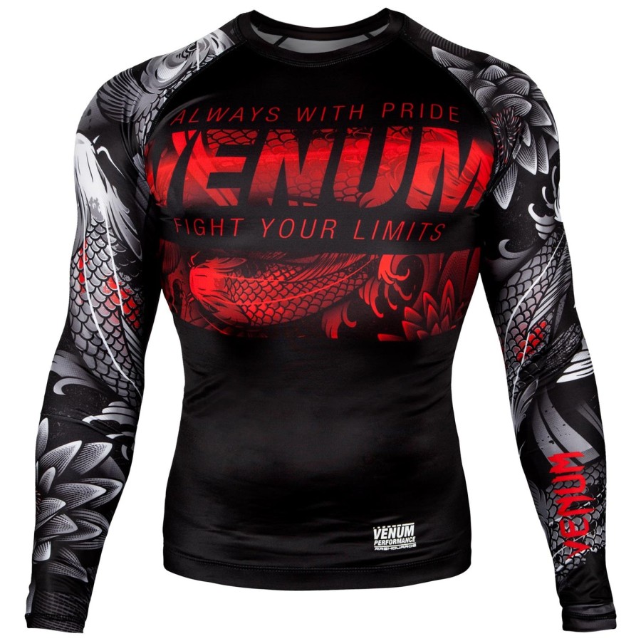 venum koi 2.0 rashguard - pitkähihainen - mustavalkoinen