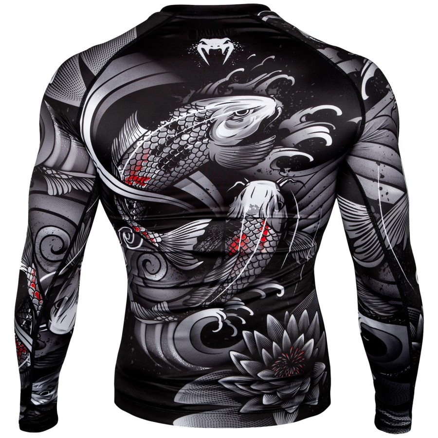 venum koi 2.0 rashguard - pitkähihainen - mustavalkoinen
