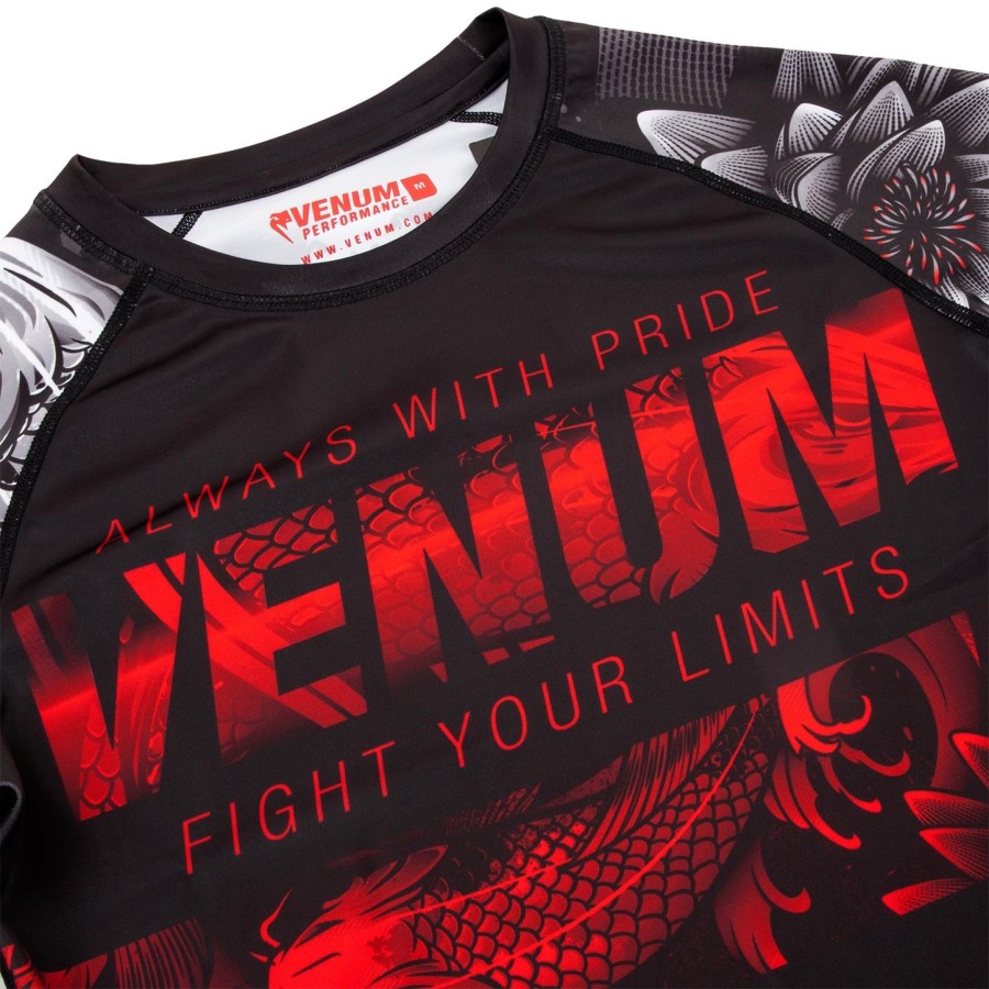 venum koi 2.0 rashguard - pitkähihainen - mustavalkoinen