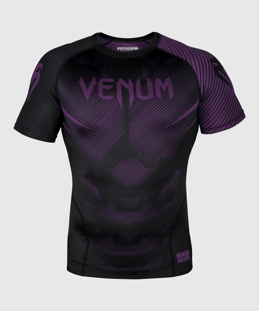venum nogi 2.0 rashguard - lyhythihainen - mustavioletti