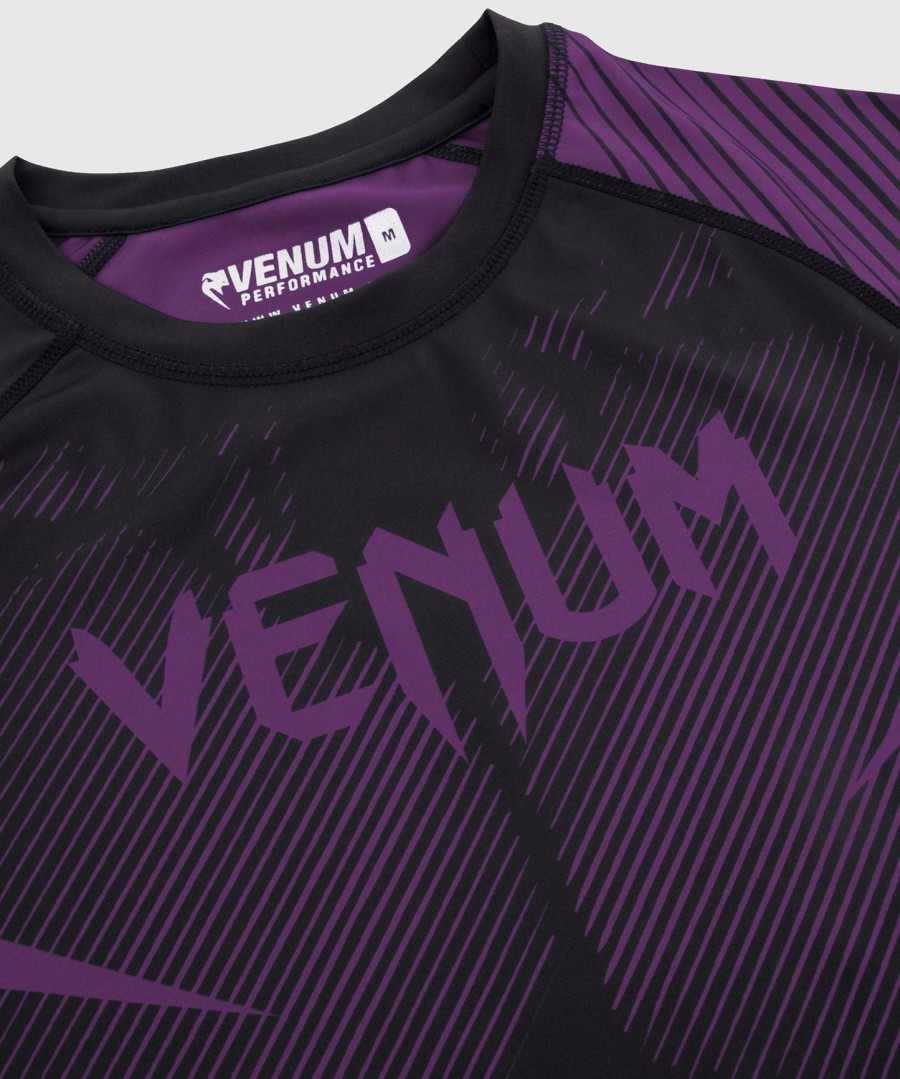 venum nogi 2.0 rashguard - lyhythihainen - mustavioletti