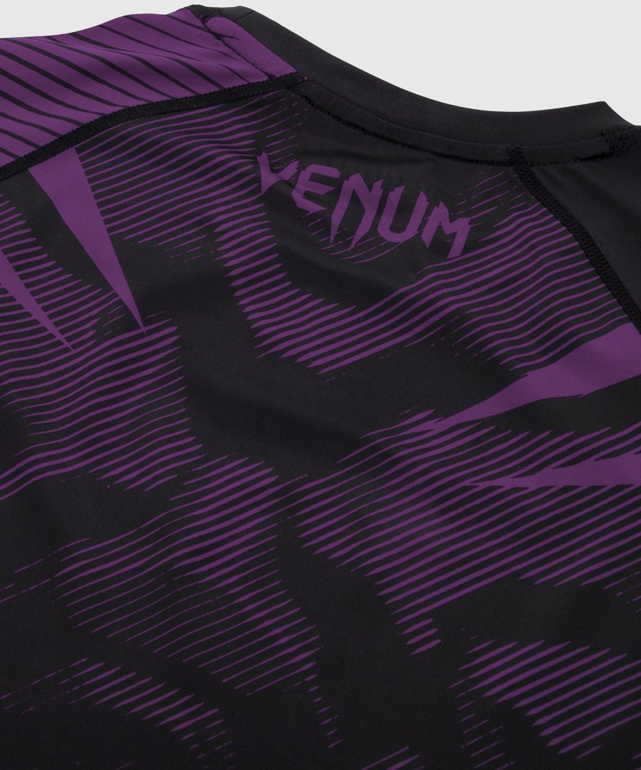 venum nogi 2.0 rashguard - lyhythihainen - mustavioletti