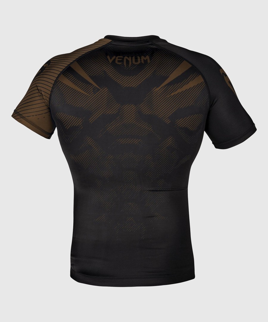 venum nogi 2.0 rashguard - lyhythihainen - mustaruskea