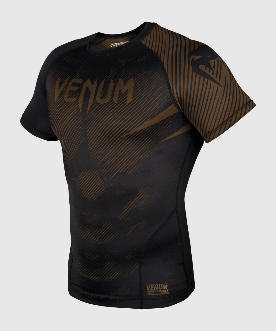 venum nogi 2.0 rashguard - lyhythihainen - mustaruskea