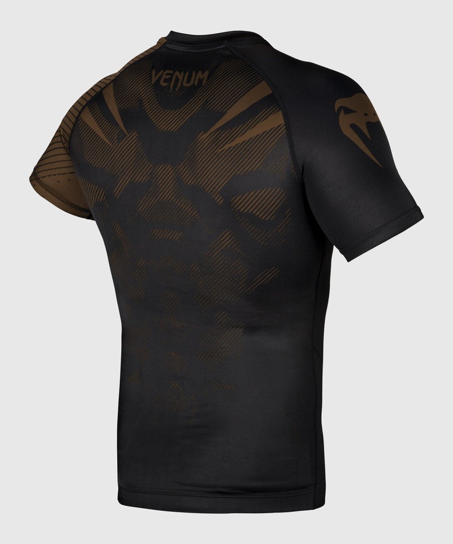 venum nogi 2.0 rashguard - lyhythihainen - mustaruskea