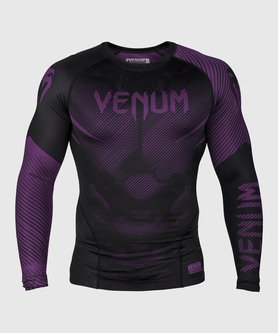 venum nogi 2.0 rashguard - pitkähihainen - mustavioletti