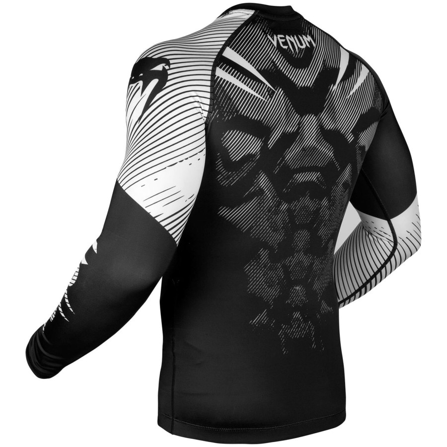 venum nogi 2.0 rashguard - pitkähihainen - mustavalkoinen