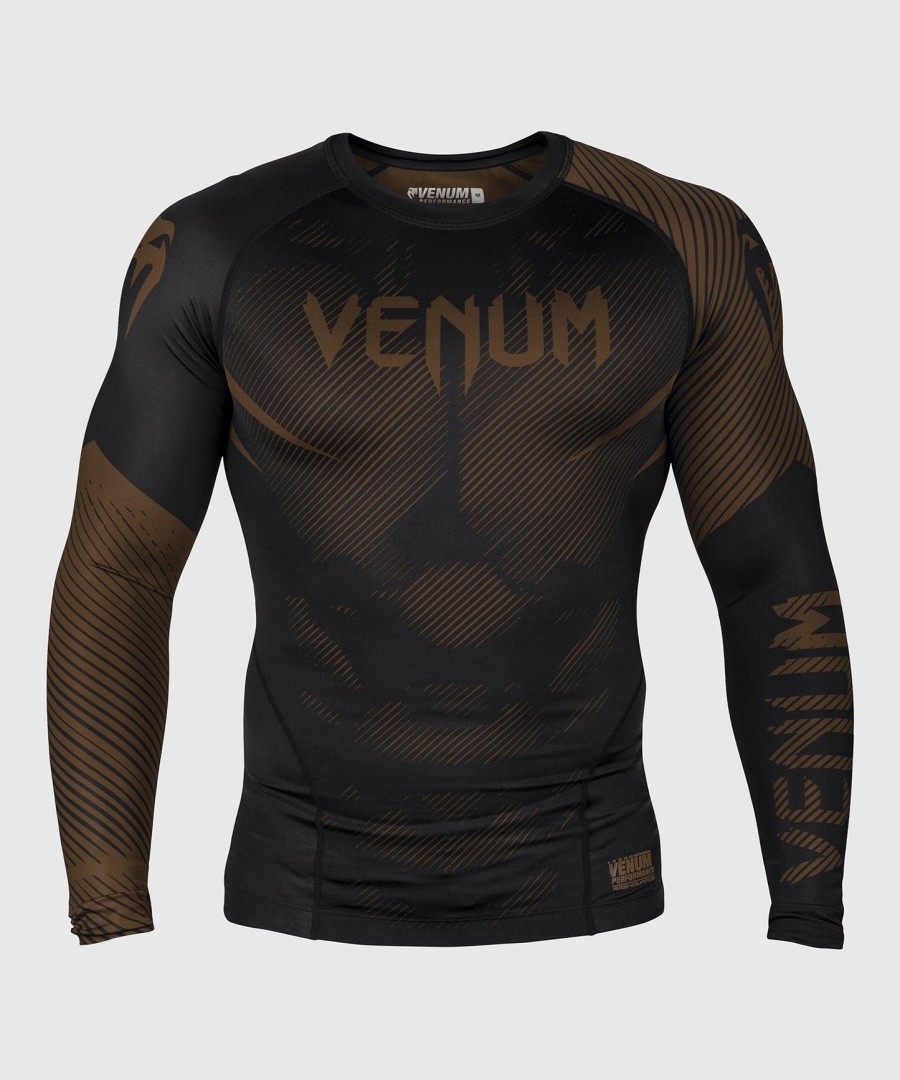 venum nogi 2.0 rashguard - pitkähihainen - mustaruskea
