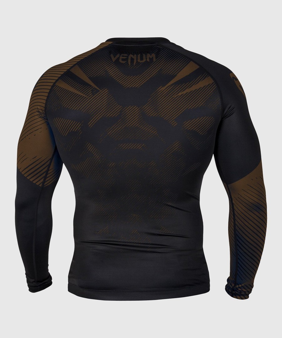 venum nogi 2.0 rashguard - pitkähihainen - mustaruskea
