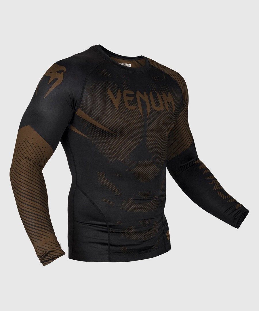 venum nogi 2.0 rashguard - pitkähihainen - mustaruskea