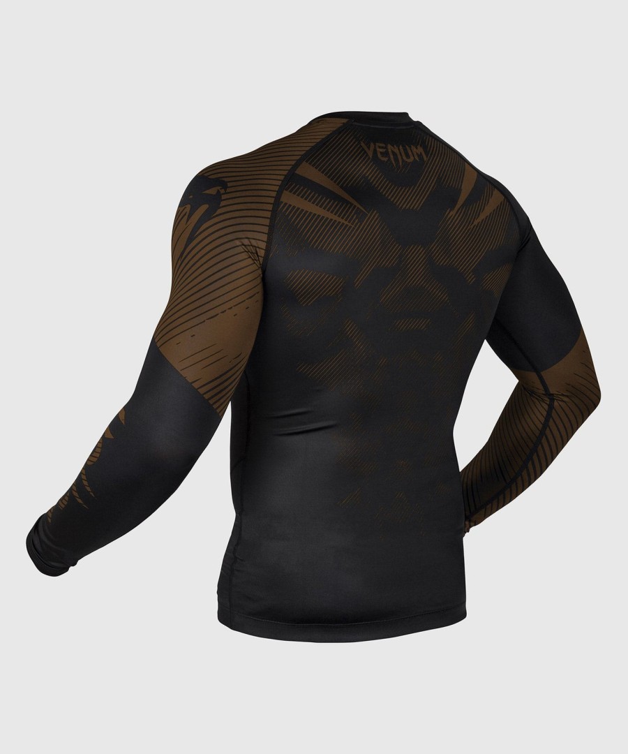 venum nogi 2.0 rashguard - pitkähihainen - mustaruskea