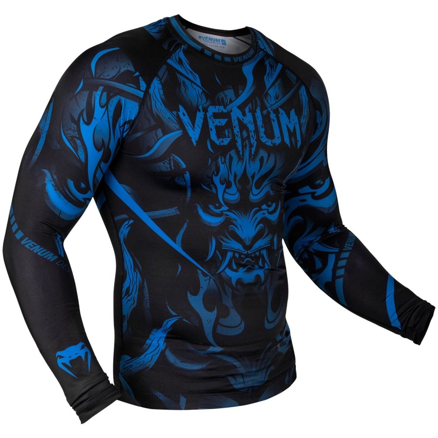 venum devil rashguard - pitkähihainen - tummansininenmusta