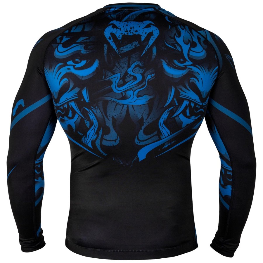 venum devil rashguard - pitkähihainen - tummansininenmusta