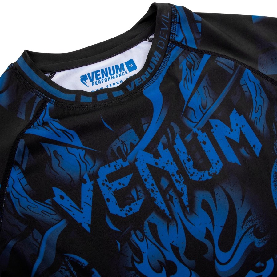 venum devil rashguard - pitkähihainen - tummansininenmusta