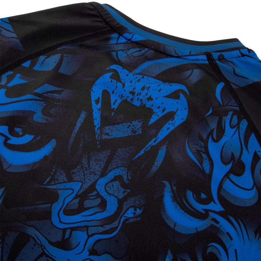 venum devil rashguard - pitkähihainen - tummansininenmusta