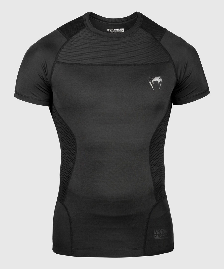 venum g-fit rashguard - lyhythihainen - musta