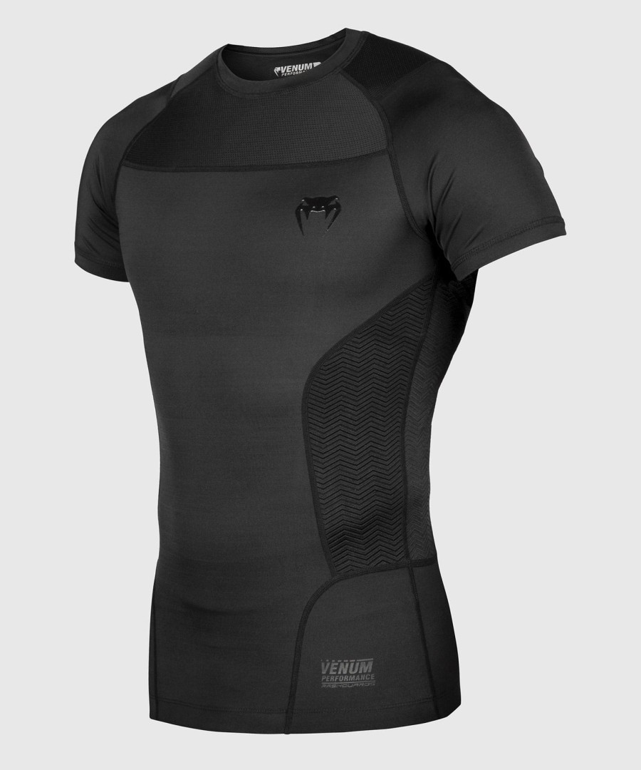 venum g-fit rashguard - lyhythihainen - musta