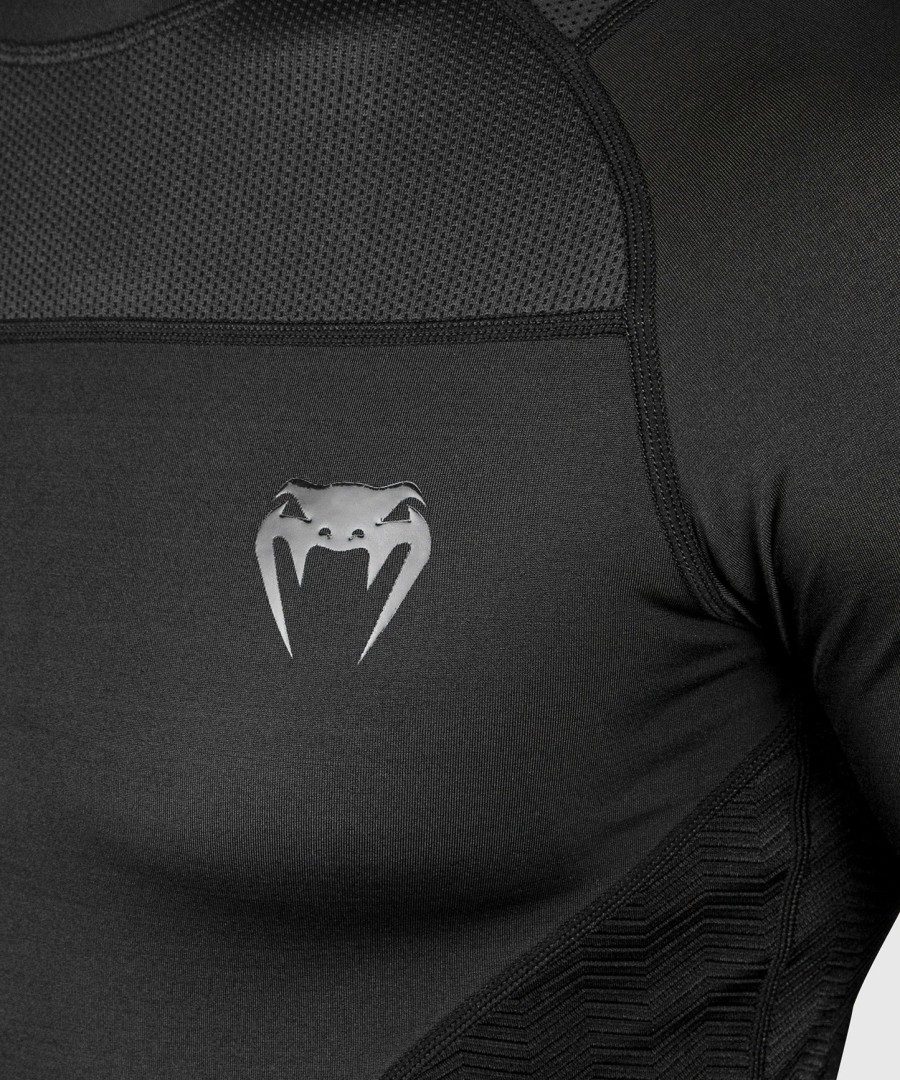 venum g-fit rashguard - lyhythihainen - musta