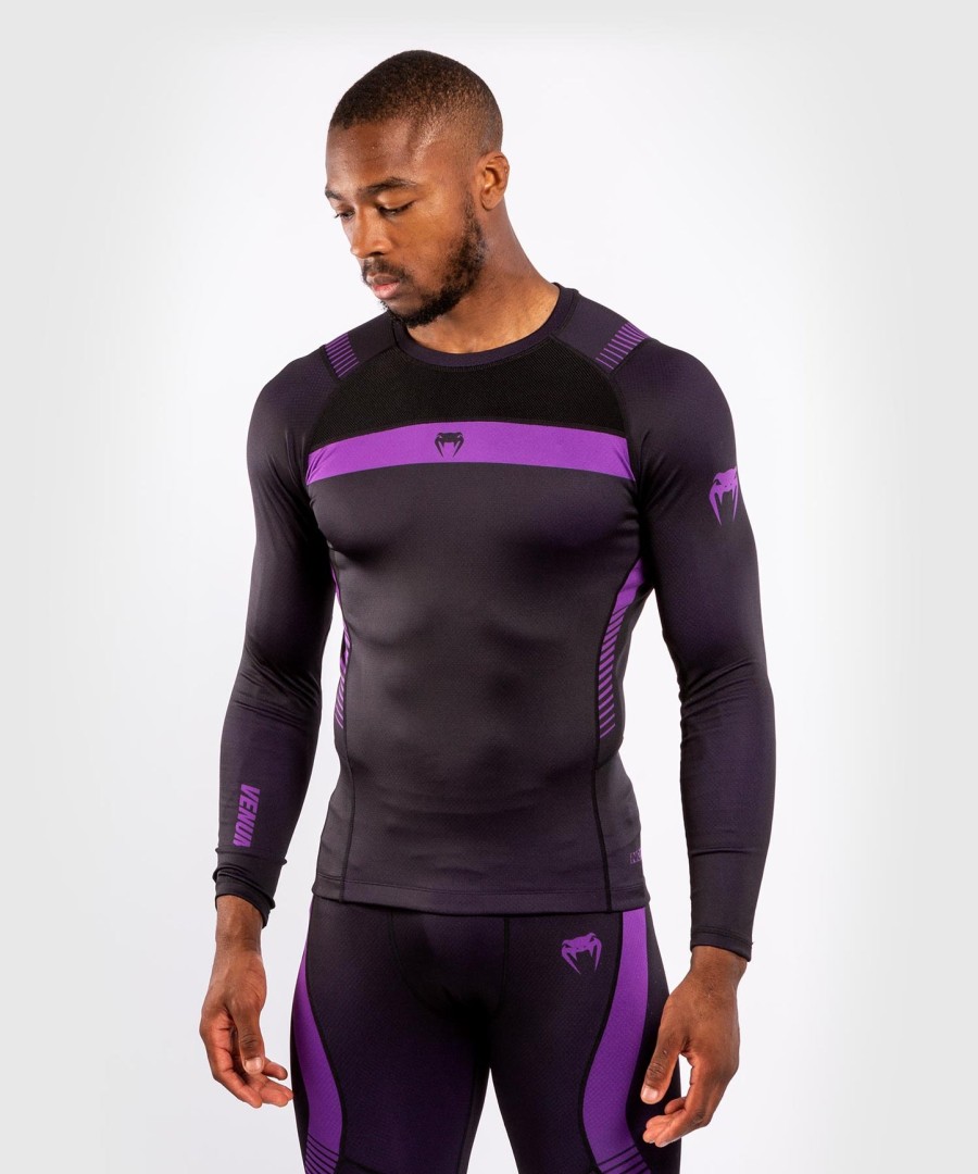 venum nogi 3.0 rashguard - pitkähihainen - mustavioletti