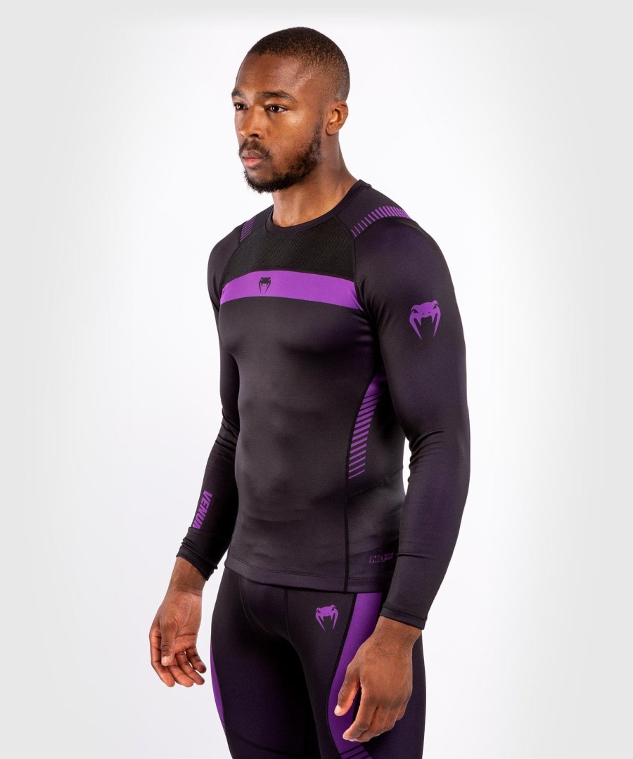 venum nogi 3.0 rashguard - pitkähihainen - mustavioletti