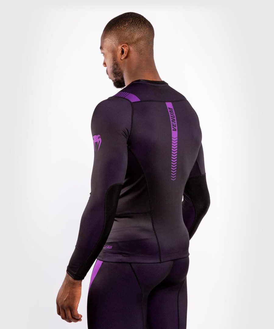 venum nogi 3.0 rashguard - pitkähihainen - mustavioletti