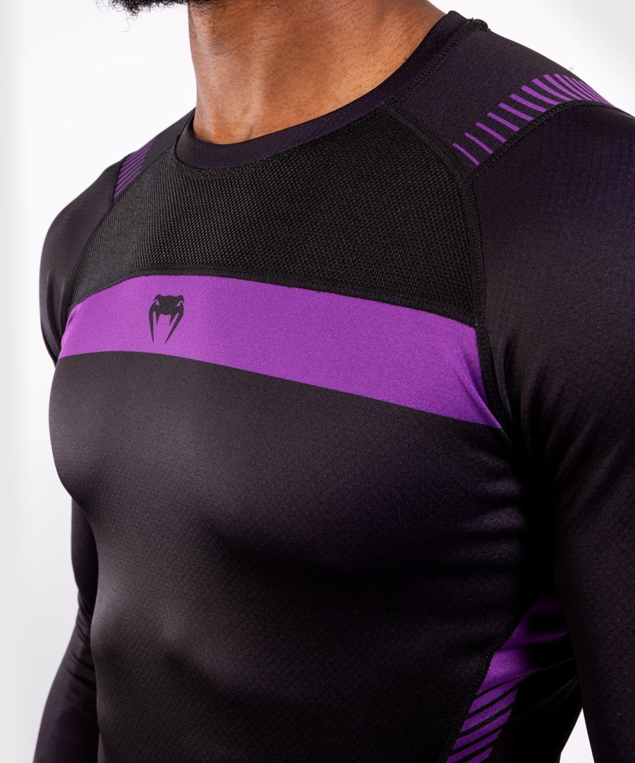 venum nogi 3.0 rashguard - pitkähihainen - mustavioletti