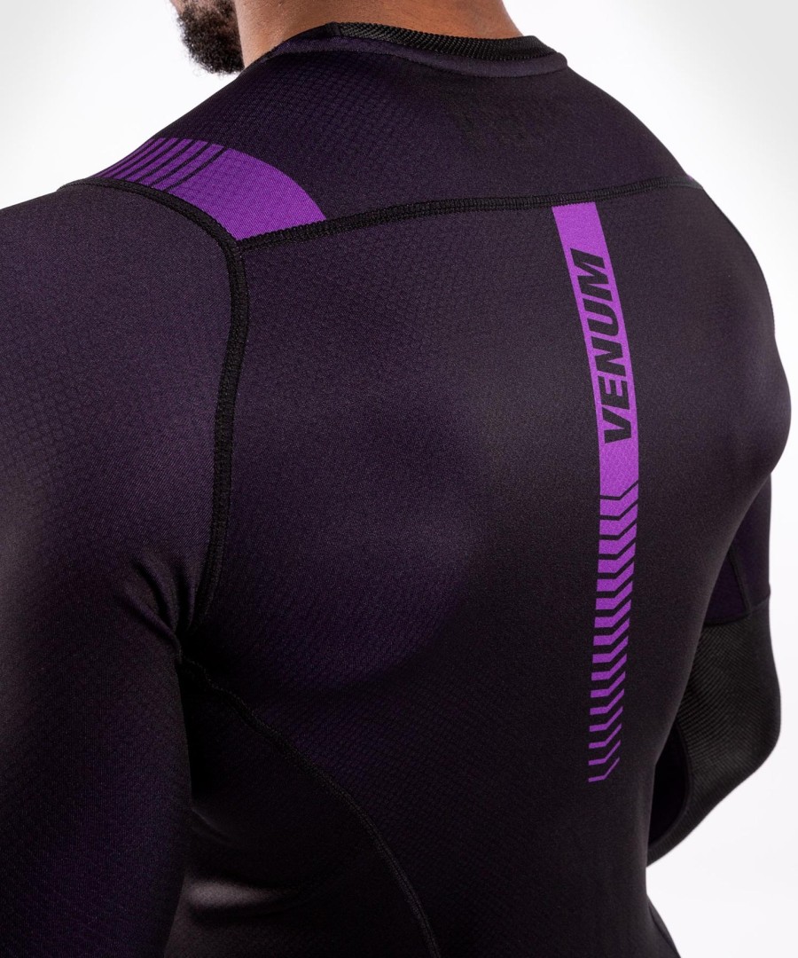 venum nogi 3.0 rashguard - pitkähihainen - mustavioletti